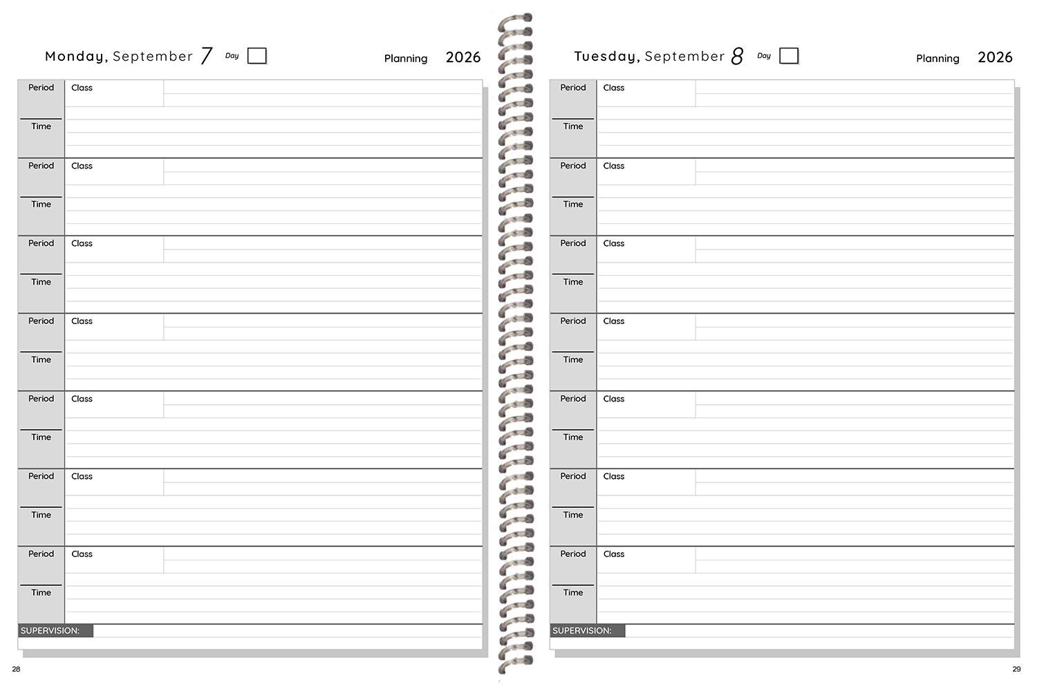Lesson Plan Book Lesson Plan Book